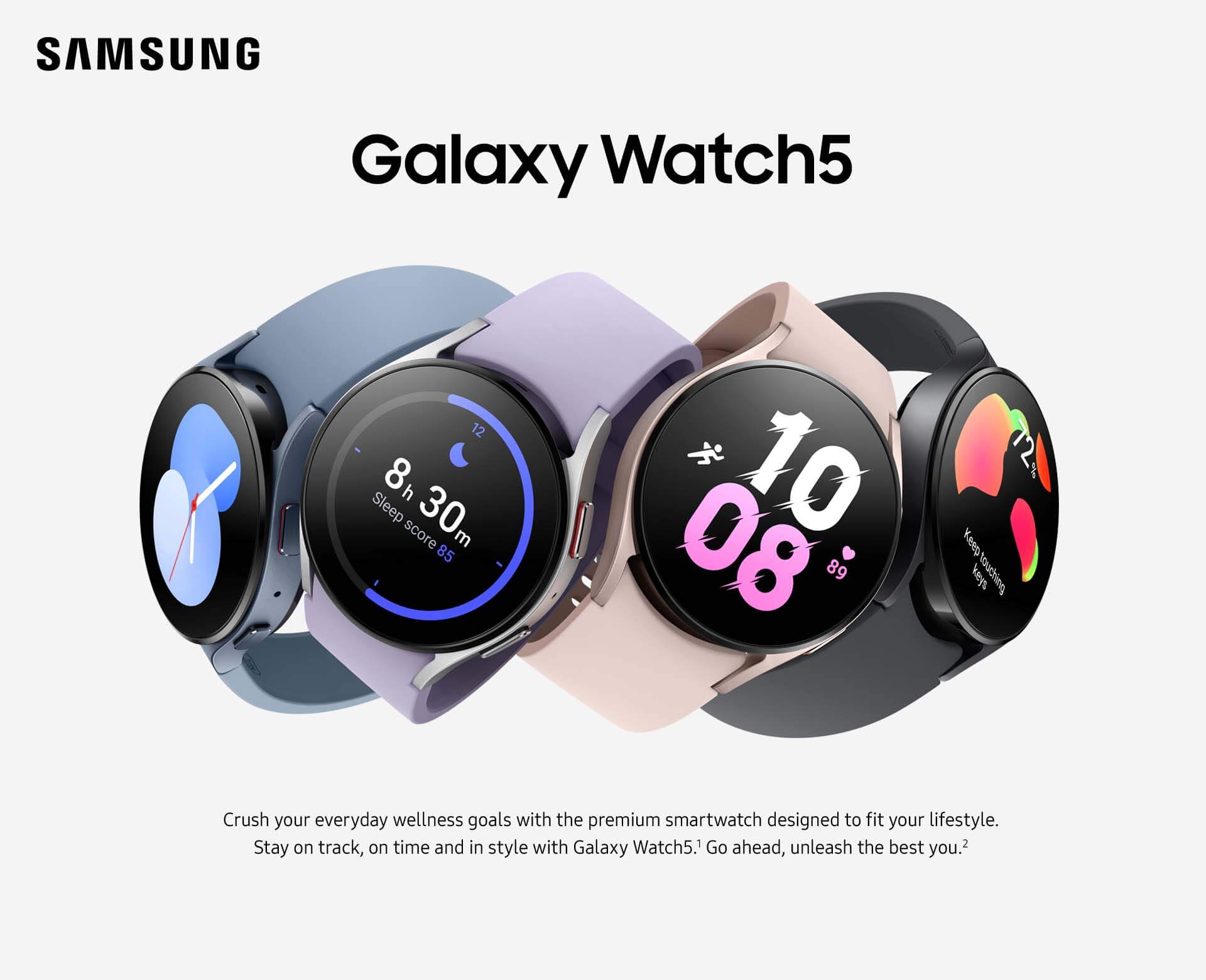 Samsung Watch5 - The future of health is on your wrist.