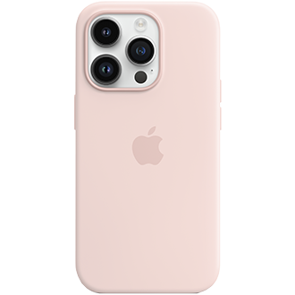 iphone 13 pro max silicone case chalk pink